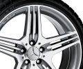 AMG Wheel, 19" triple-spoke | Style VII (silver, high-sheen)